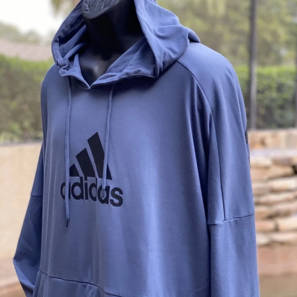 ADIDAS 3 STRIPED PULLOVER FLEECE HOODIE [FJ0706]‎ (X-LARGE)